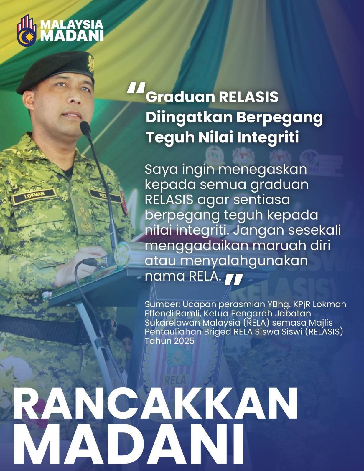 Syarat Pendaftaran RELA Siswa